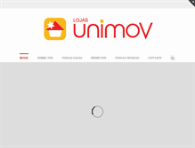 Tablet Screenshot of lojasunimov.com.br